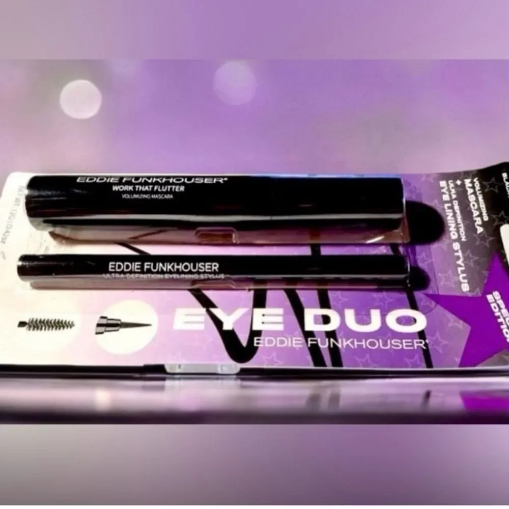 Eddie FunkHouser Eye Duo Volumizing Mascara and Eye Lining Stylus New in Package